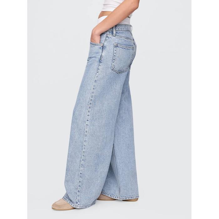 Mid Rise UltraSoft Boxer Baggy Jean Pantolon