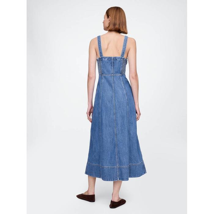 UltraSoft Denim Maxi Elbise цвет: Голубой