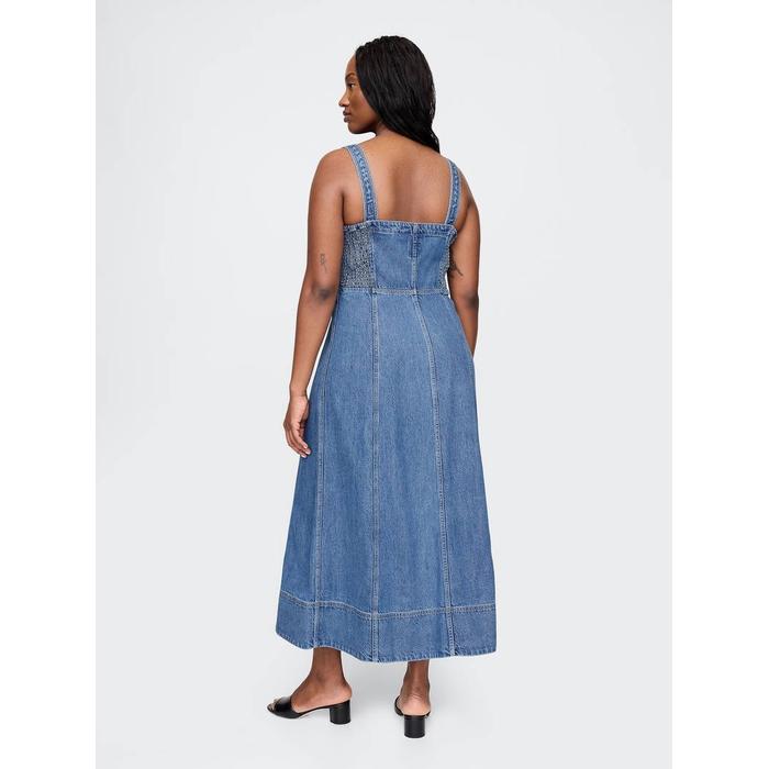 UltraSoft Denim Maxi Elbise цвет: Голубой