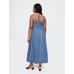 UltraSoft Denim Maxi Elbise цвет: Голубой