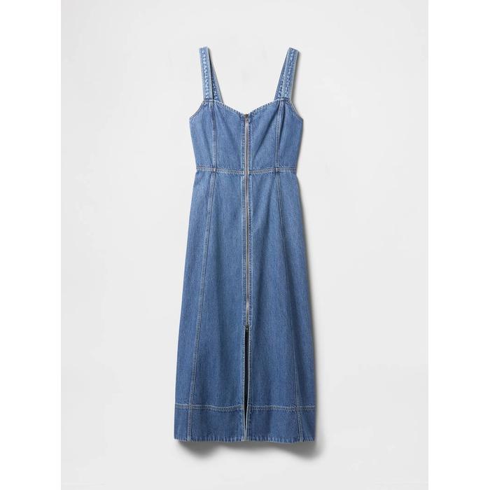 UltraSoft Denim Maxi Elbise цвет: Голубой
