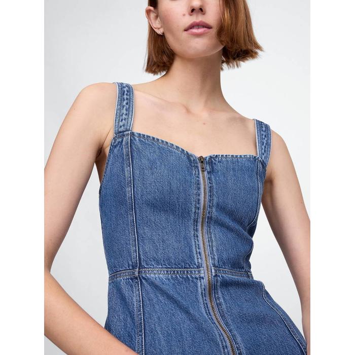 UltraSoft Denim Maxi Elbise цвет: Голубой