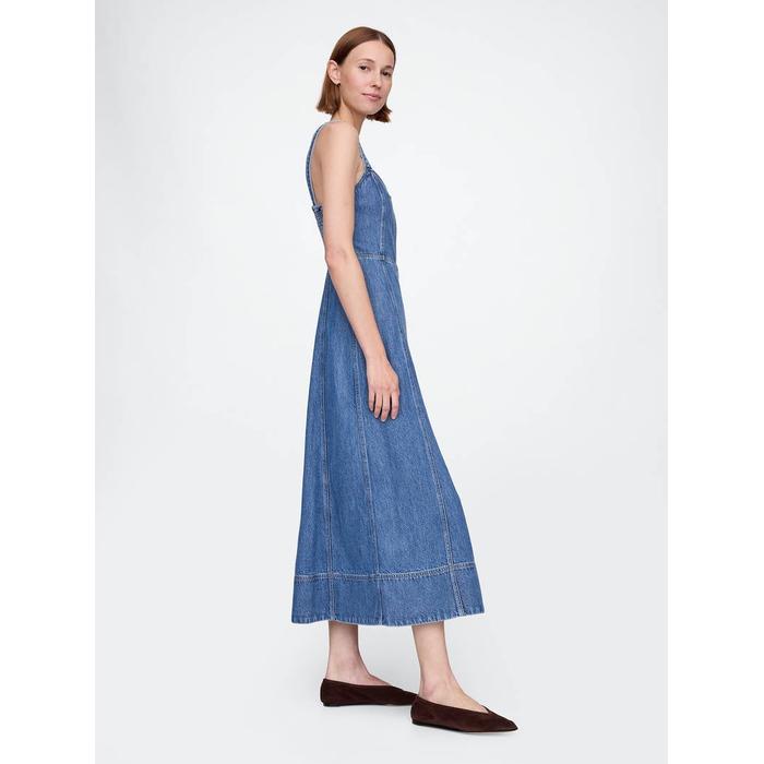 UltraSoft Denim Maxi Elbise цвет: Голубой