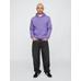 Gap Logo Relaxed Fleece Sweatshirt цвет: Фиолетовый