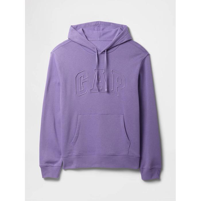 Gap Logo Relaxed Fleece Sweatshirt цвет: Фиолетовый