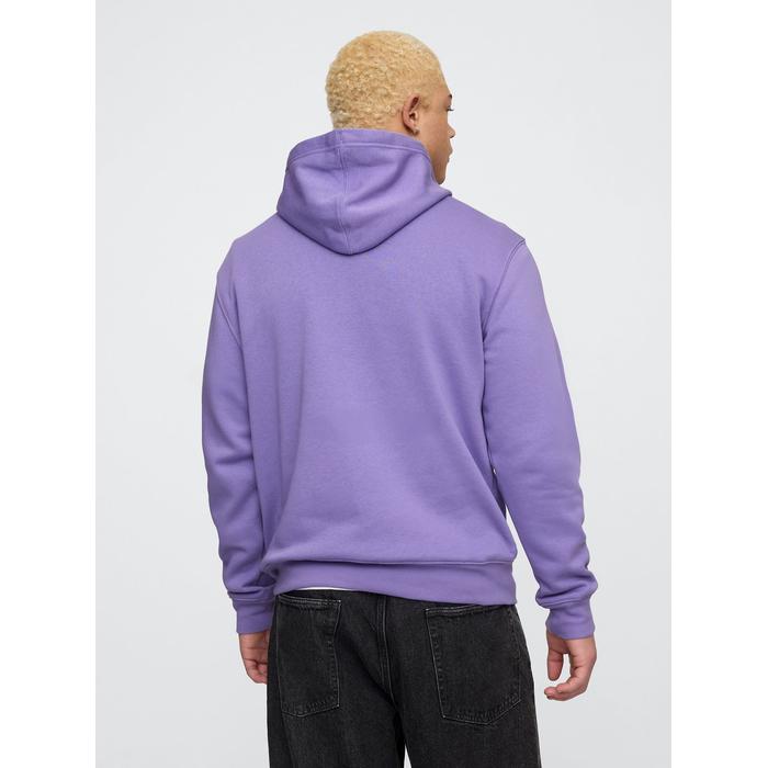 Gap Logo Relaxed Fleece Sweatshirt цвет: Фиолетовый