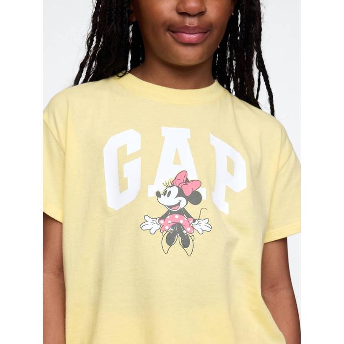 Disney Футболка с логотипом Gap и рисунком Минни Маус цвет: Жёлтый