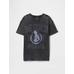Gap × Disney Детская футболка-туника с графическим рисунком цвет: Чёрный