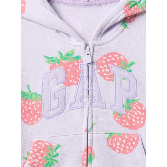 Толстовка с капюшоном и французским полотенцем с логотипом Gap цвет: Фиолетовый