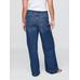 High Rise Stride Wide-Leg Curvy Jean Pantolon цвет: Синий