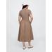 Poplin Midi Elbise цвет: Бежевый