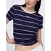 Modern Футболка с укороченным логотипом Gap цвет: Синий