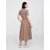 Poplin Midi Elbise цвет: Бежевый