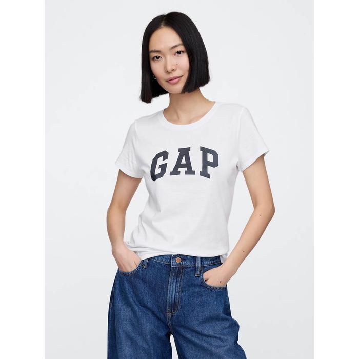 Комплект футболок с коротким рукавом и логотипом Gap из 2 предметов цвет: Белый