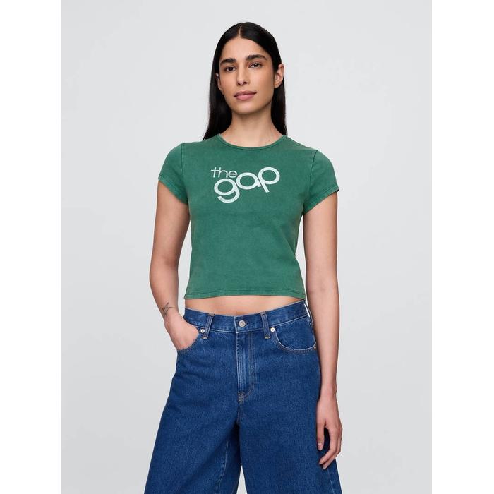 Футболка с логотипом Gap цвет: Зелёный