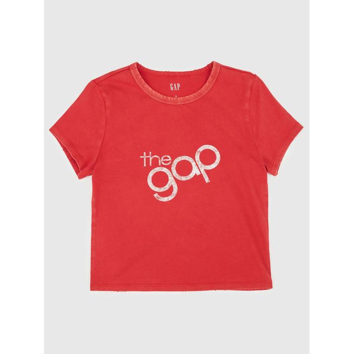 Gap Logo T-Shirt цвет: Красный