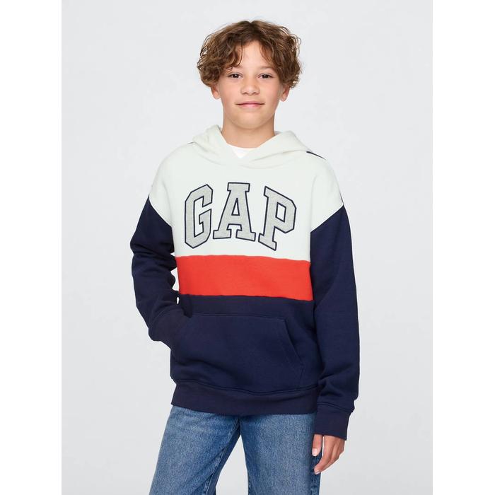 Толстовка с цветным блоком с логотипом Gap цвет: Белый