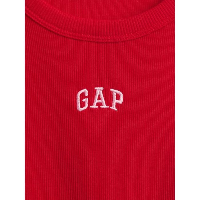 Майка с логотипом Gap цвет: Красный