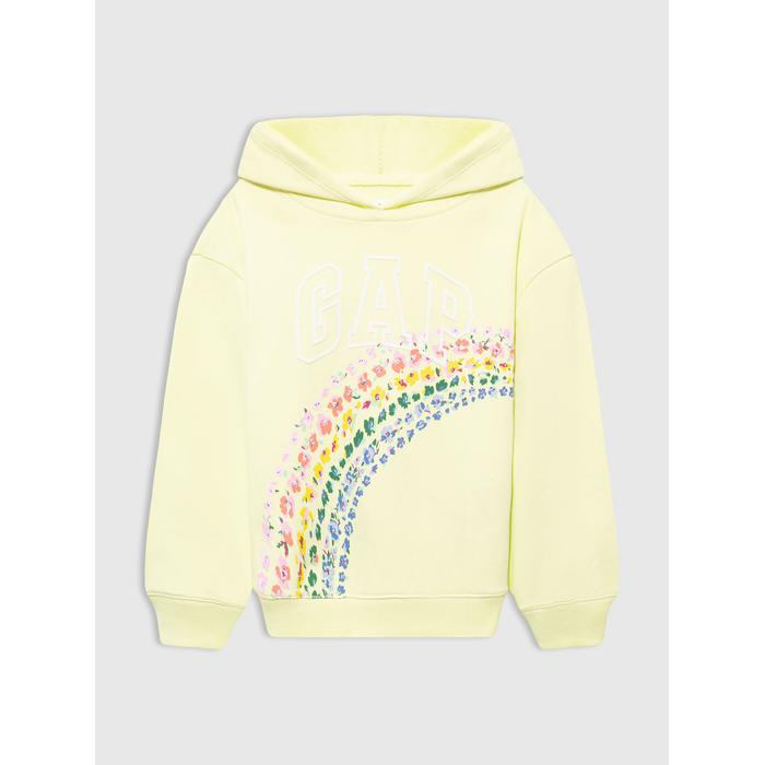 Relaxed Толстовка из французской махровой ткани с логотипом Gap цвет: Жёлтый