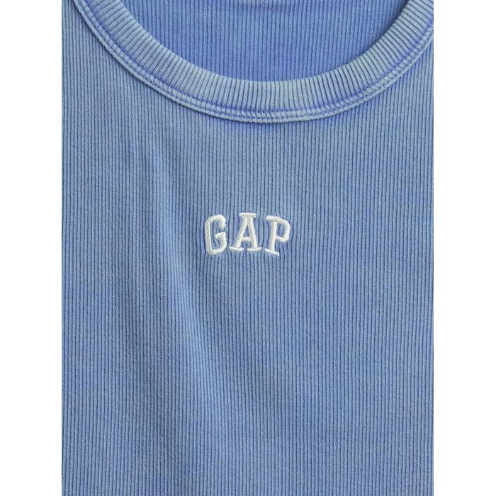 Майка с логотипом Gap цвет: Голубой