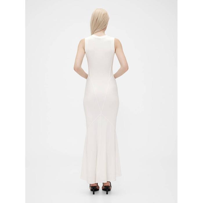 GapStudio Jersey Elbise цвет: Белый