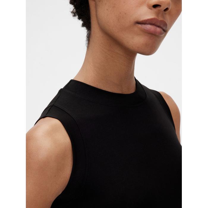 GapStudio Jersey Elbise цвет: Чёрный