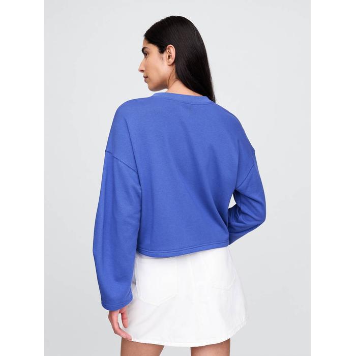 Винтажная толстовка с логотипом Gap Oversize от VintageSoft цвет: Голубой