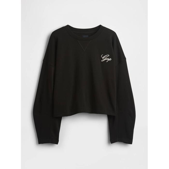 Винтажная толстовка с логотипом Gap Oversize от VintageSoft цвет: Чёрный
