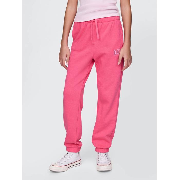 Relaxed Спортивные штаны джоггера из махровой ткани с логотипом Gap цвет: Розовый