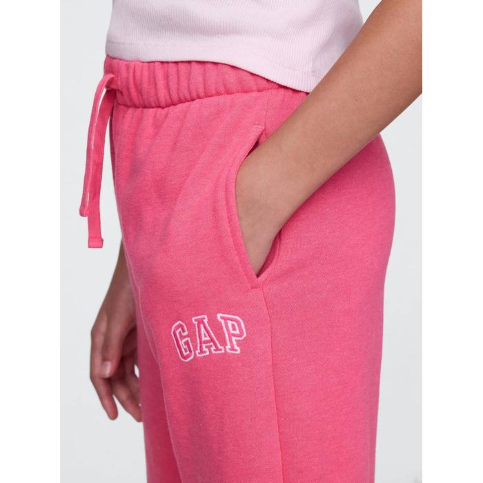 Relaxed Спортивные штаны джоггера из махровой ткани с логотипом Gap цвет: Розовый