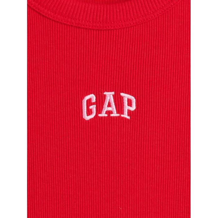 Платье с ремешком с логотипом Gap цвет: Красный