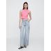 Gap Logo Crop Atlet цвет: Розовый