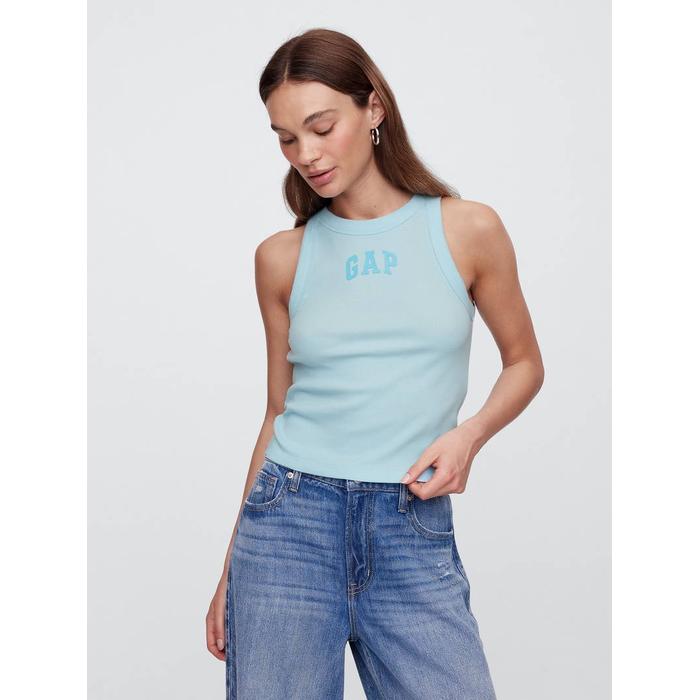 Gap Logo Crop Atlet цвет: Голубой