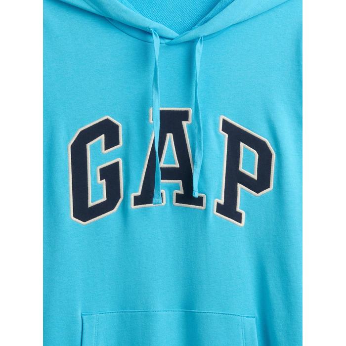 Французская махровая толстовка с логотипом Gap цвет: Голубой