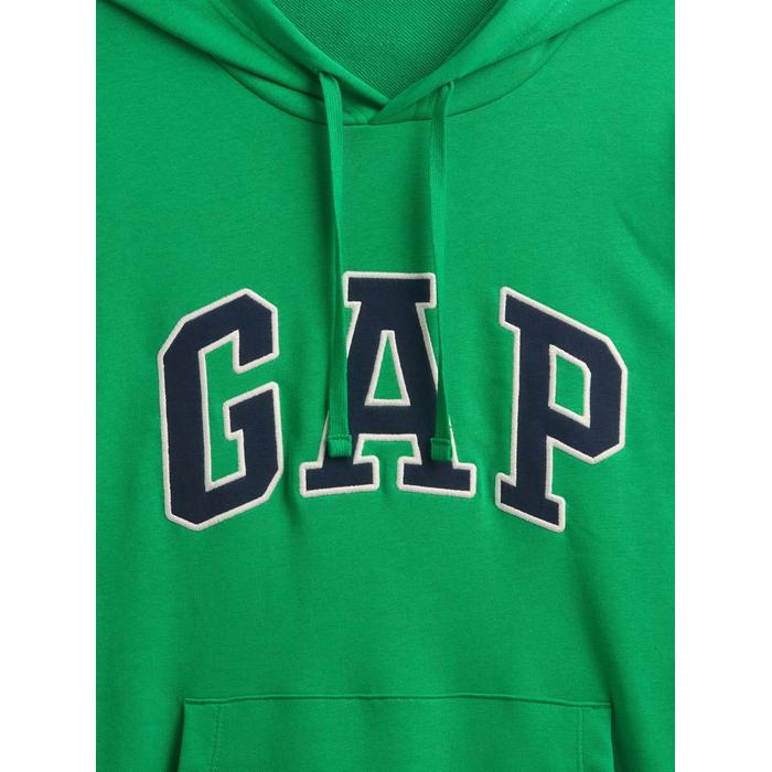 Французская махровая толстовка с логотипом Gap цвет: Зелёный