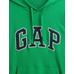 Французская махровая толстовка с логотипом Gap цвет: Зелёный