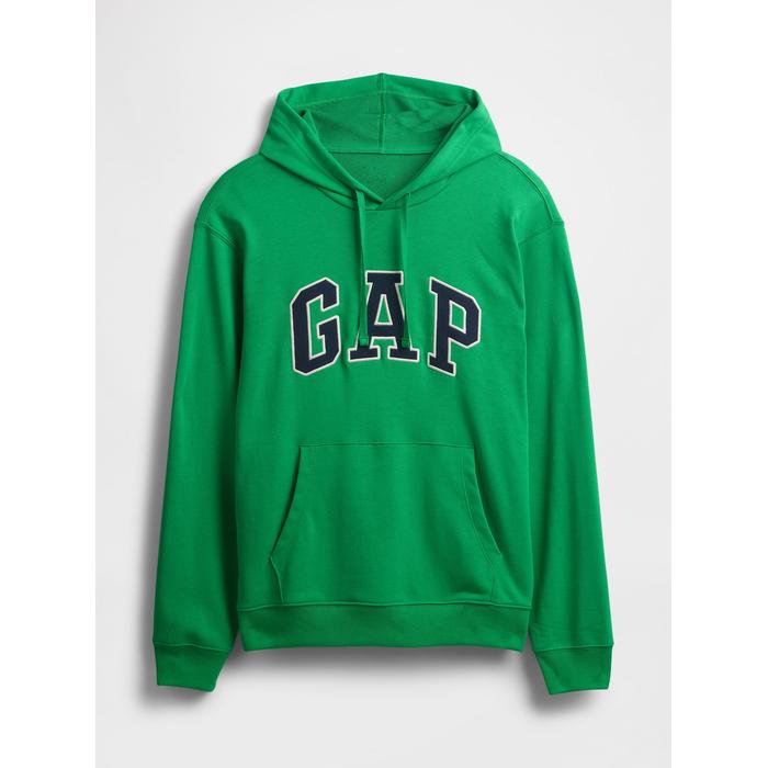 Французская махровая толстовка с логотипом Gap цвет: Зелёный