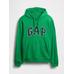 Французская махровая толстовка с логотипом Gap цвет: Зелёный