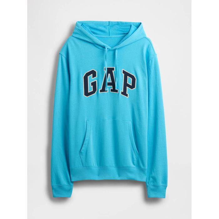 Французская махровая толстовка с логотипом Gap цвет: Голубой