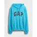 Французская махровая толстовка с логотипом Gap цвет: Голубой