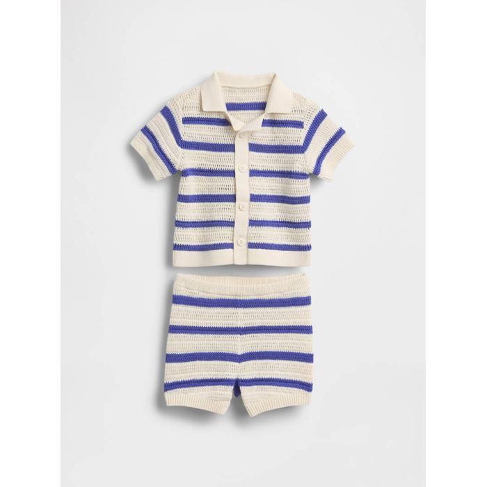 Polo T-Shirt Outfit Set цвет: Голубой