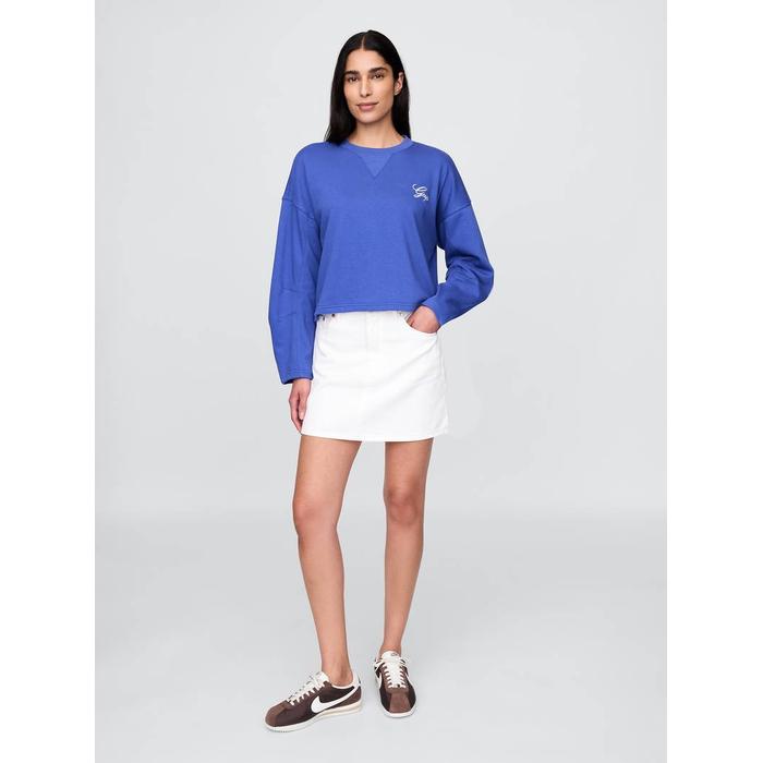 Винтажная толстовка с логотипом Gap Oversize от VintageSoft цвет: Голубой