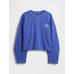 Винтажная толстовка с логотипом Gap Oversize от VintageSoft цвет: Голубой