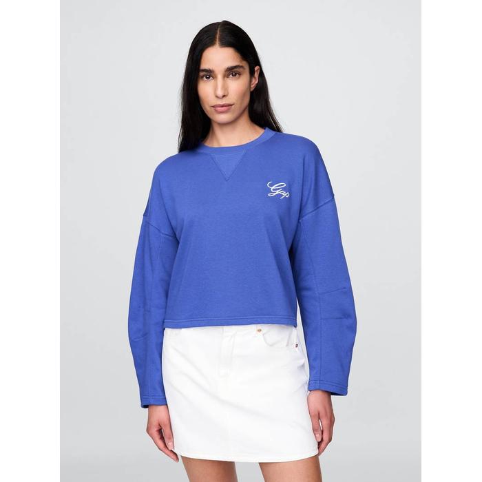 Винтажная толстовка с логотипом Gap Oversize от VintageSoft цвет: Голубой