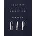Футболка с логотипом Gap в тяжелом весе цвет: Синий