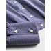 GapStudio Poplin Crop Gömlek цвет: Голубой
