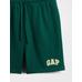 Relaxed Шорты с логотипом Gap цвет: Зелёный