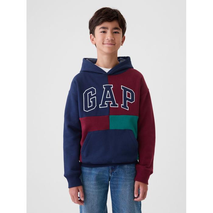 Gap Logo Relaxed Fleece Sweatshirt цвет: Синий