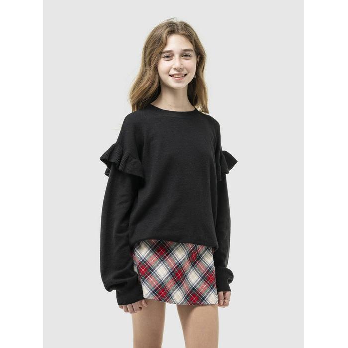 Ekose Desenli Flannel Şort Etek цвет: Красный