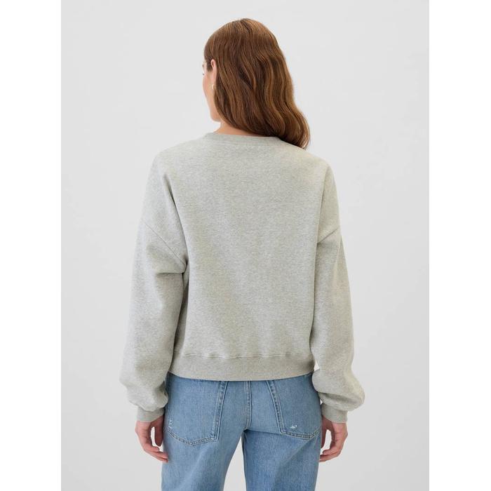 Gap Logo Grafikli Oversize Fleece Sweatshirt